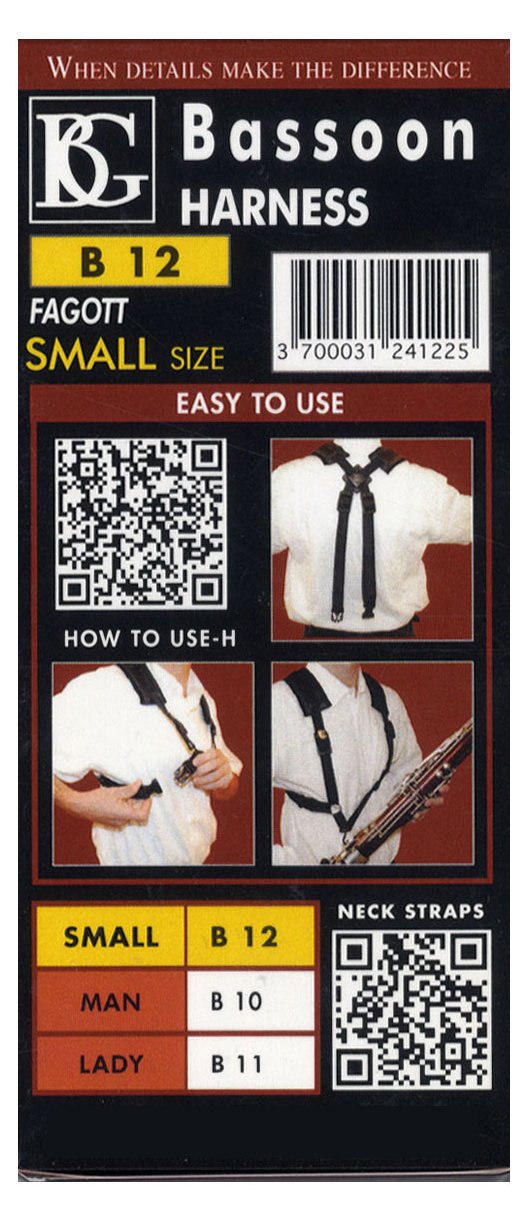 Amazon | BG (ビージー) HARNESS ファゴット/バスーン サイズ(SMALL